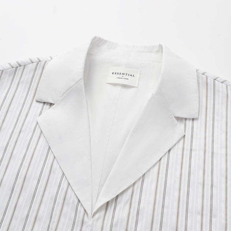 "Westminster Weekdays" 義大利立體刺繡工藝面料Oversized襯衫