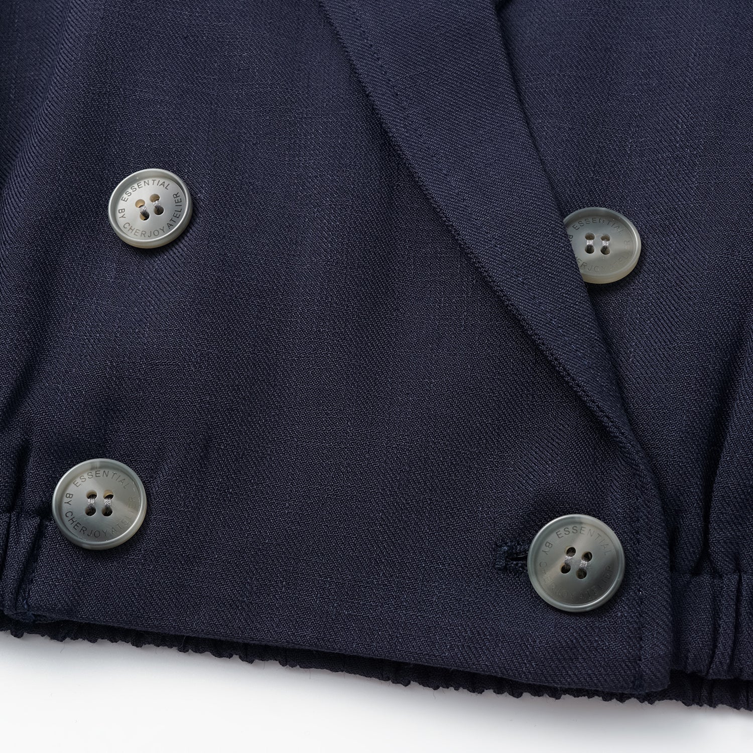 "Weekend at Monaco." 特殊絲竹肌理工藝醋酸背心—Ink