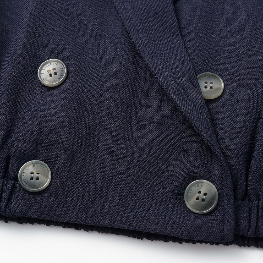 "Weekend at Monaco." 特殊絲竹肌理工藝醋酸背心—Ink