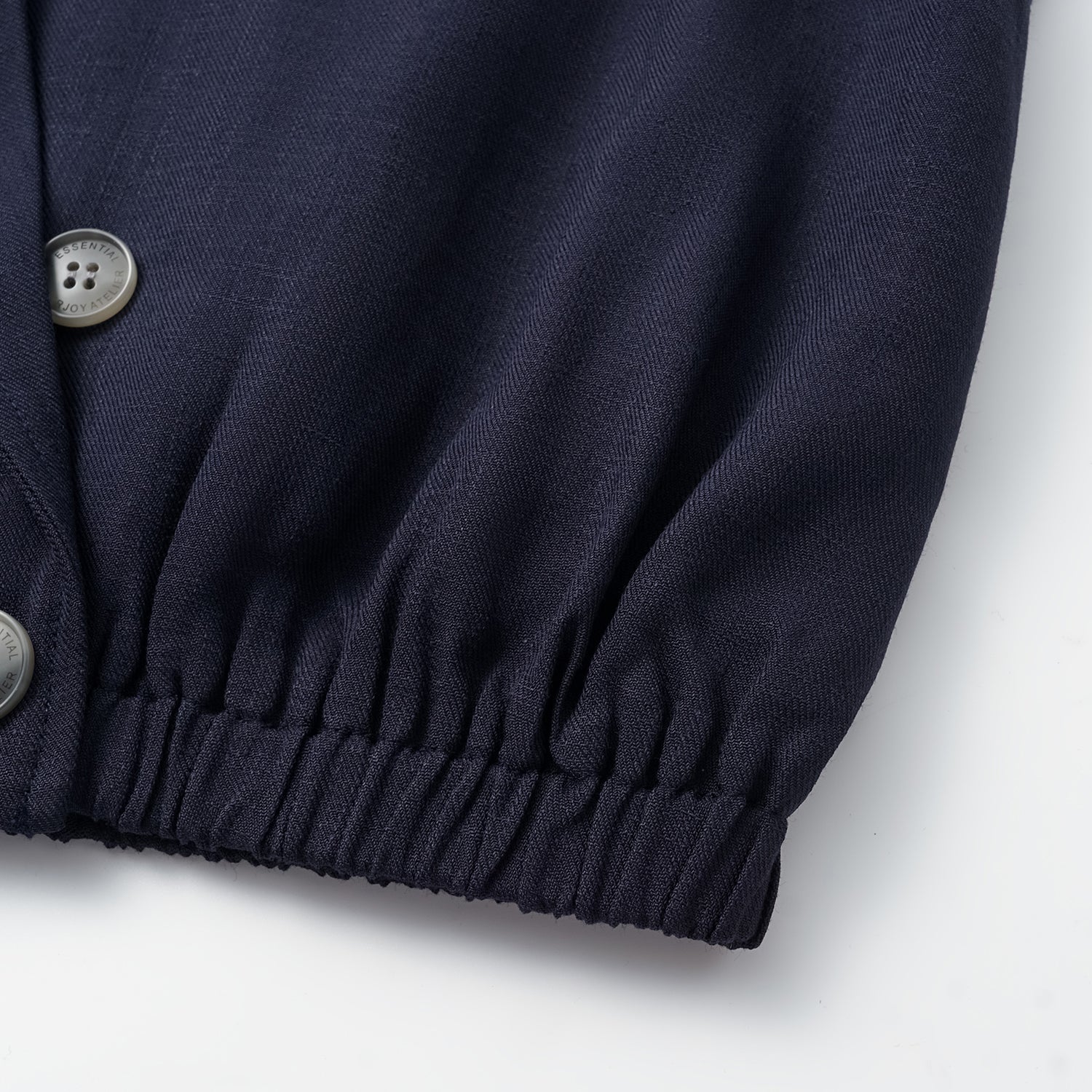 "Weekend at Monaco." 特殊絲竹肌理工藝醋酸背心—Ink