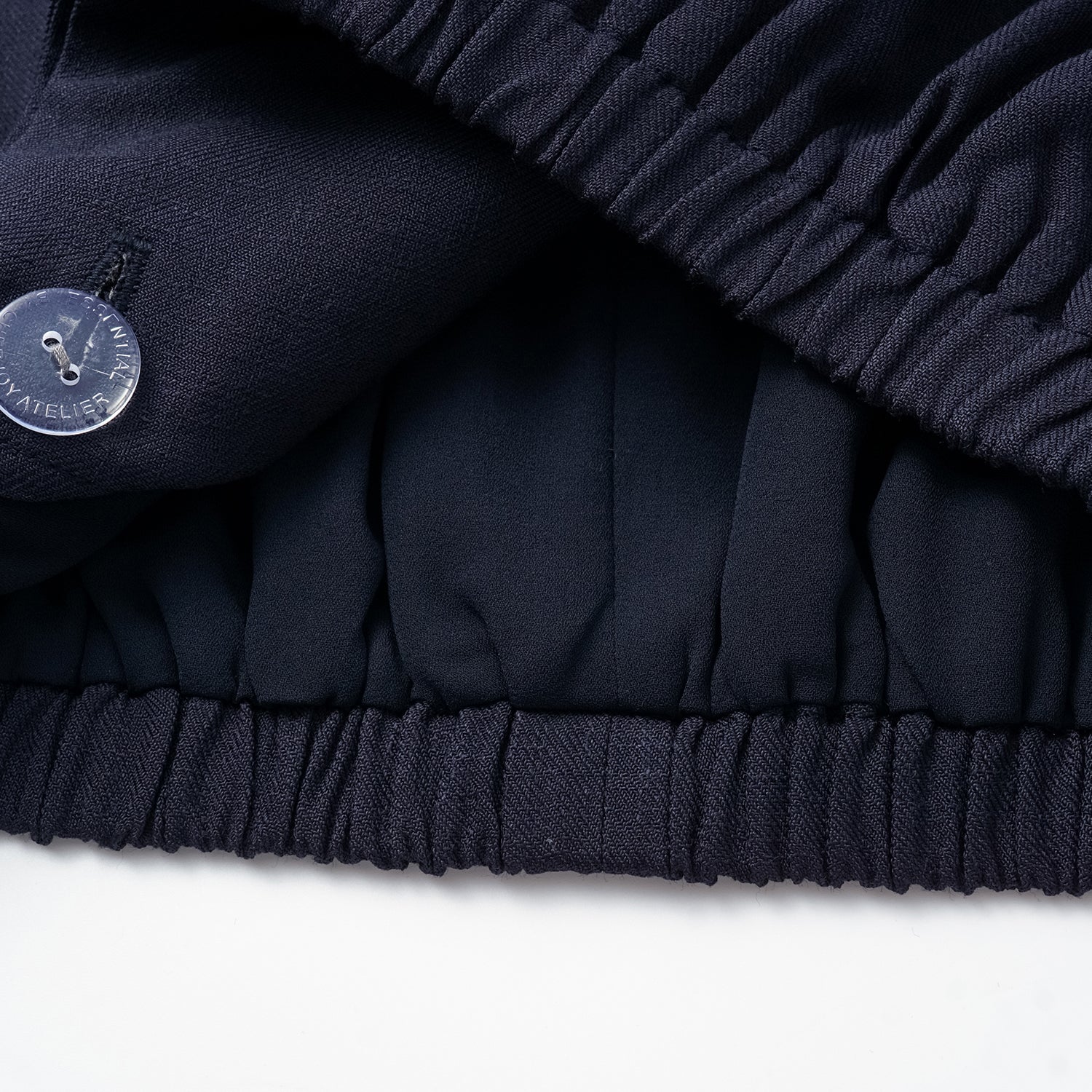 "Weekend at Monaco." 特殊絲竹肌理工藝醋酸背心—Ink