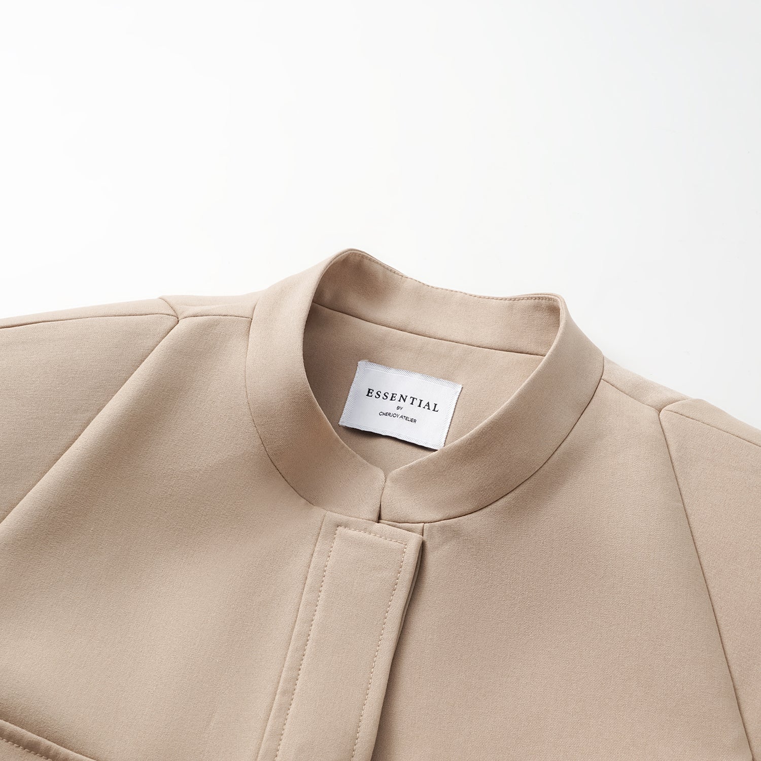 "Weekend at Monaco." 義大利肌理面料狩獵馬甲背心—Taupe