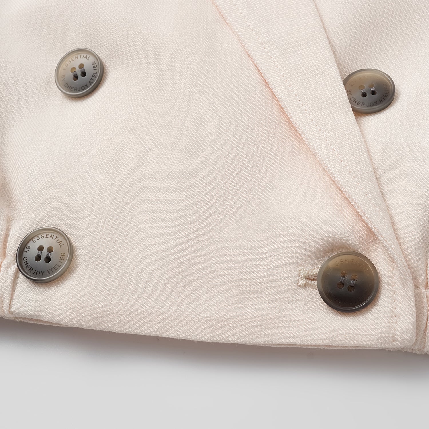 "Weekend at Monaco." 特殊絲竹肌理工藝醋酸背心—Ivory