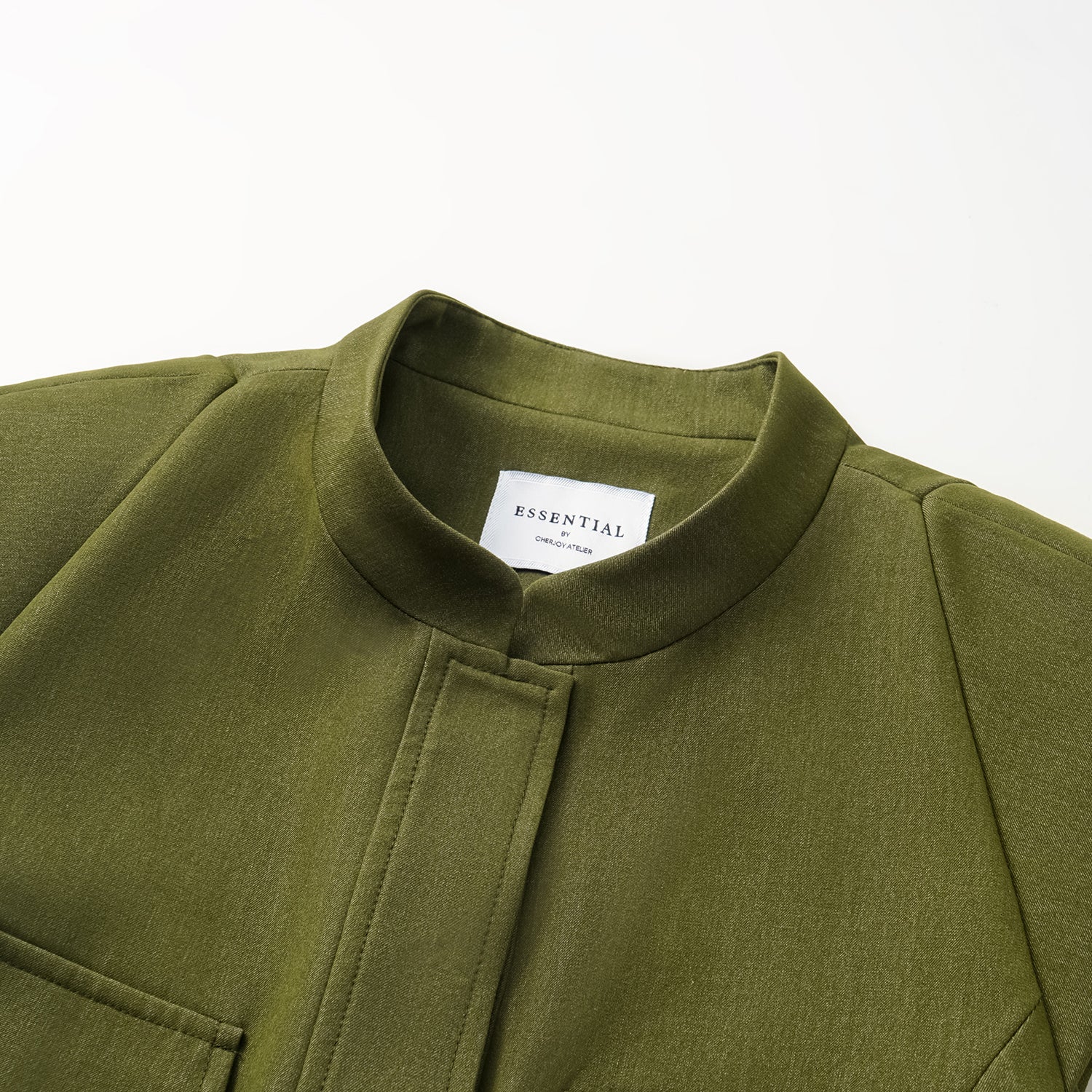 "Weekend at Monaco." 義大利肌理面料狩獵馬甲背心—Pistachio