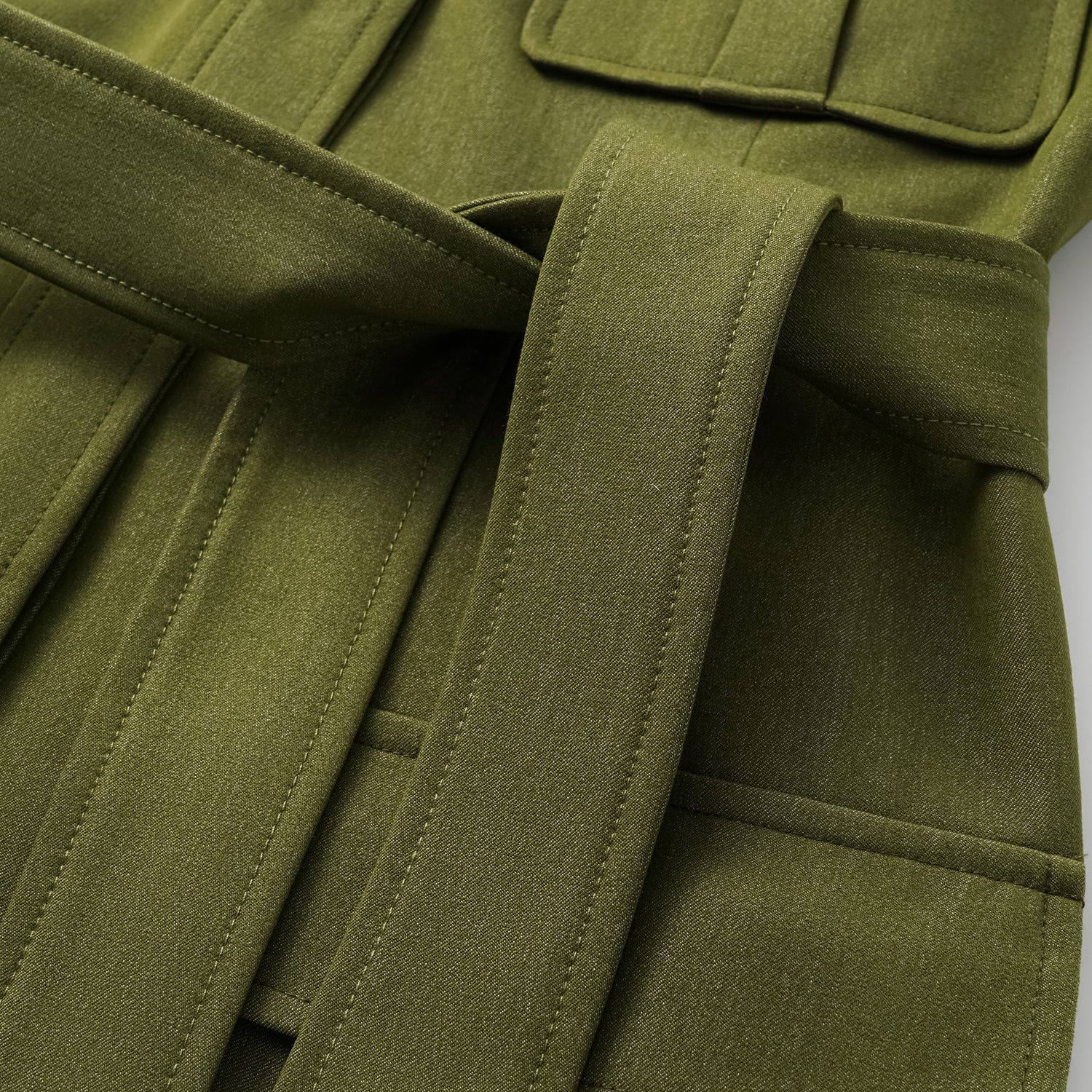 "Weekend at Monaco." 義大利肌理面料狩獵馬甲背心—Pistachio