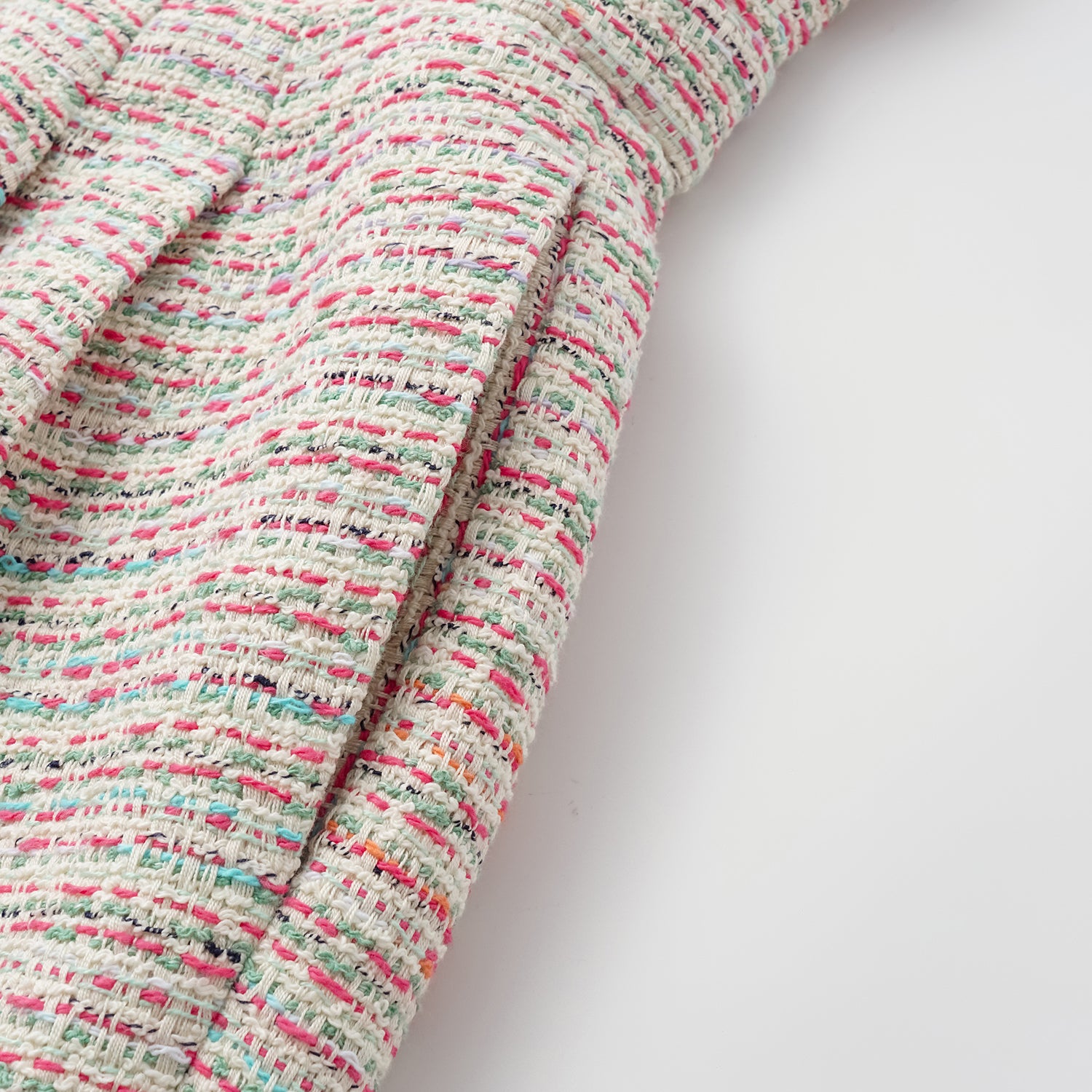 "Arcade of CherJoy Atelier."  法國夏日輕薄花呢立體剪裁修身桃心領洋裝—Tutti Frutti