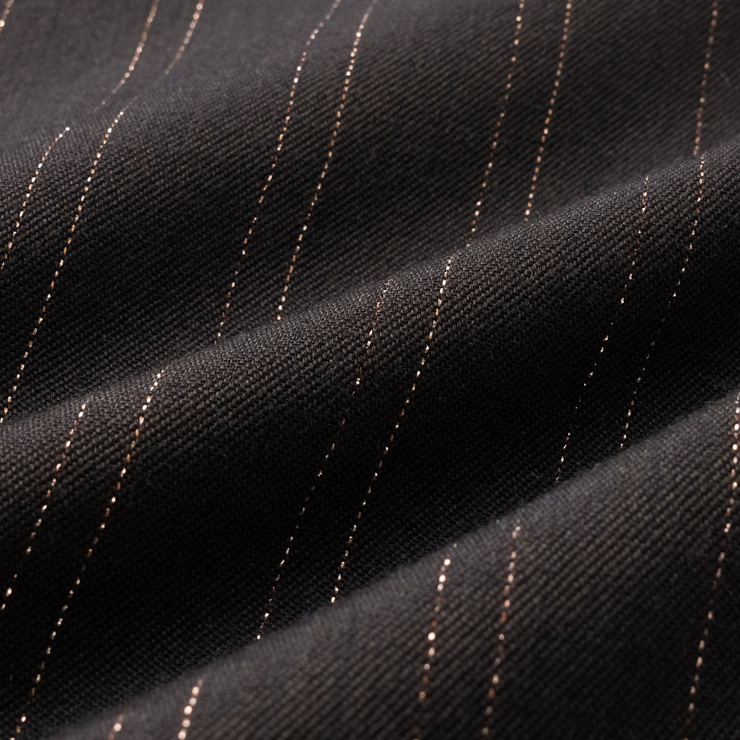 "Speak Sleek." 義大利織金工藝直條西裝鉛筆裙—InK