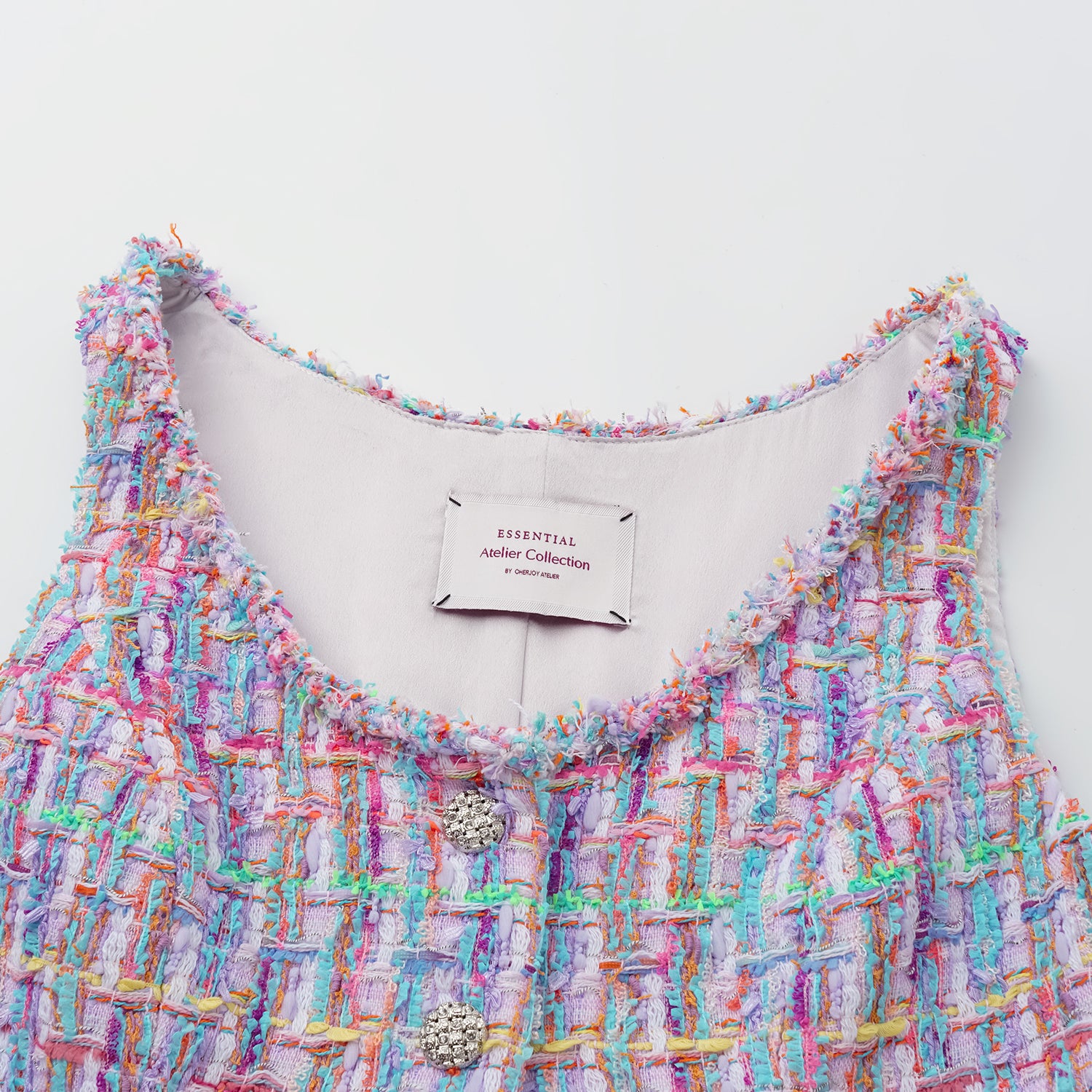 "Chelsea tea time."法國夏日輕薄花呢背心—Prelude in Pastel粉彩奏鳴