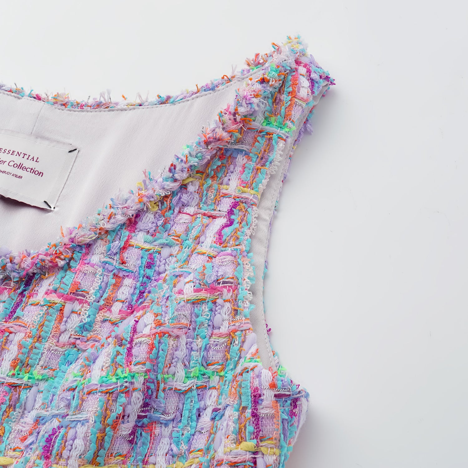 "Chelsea tea time."法國夏日輕薄花呢背心—Prelude in Pastel粉彩奏鳴