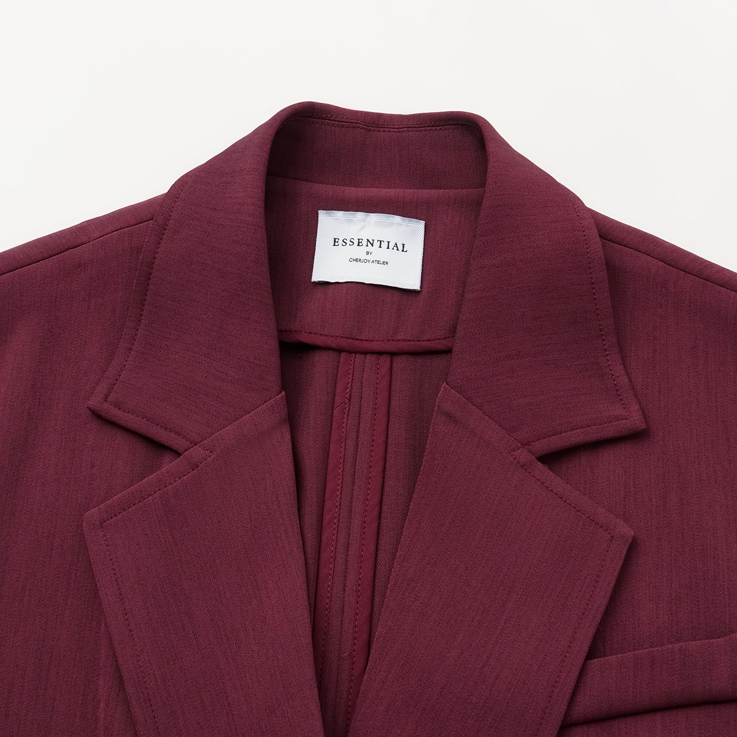 "Westminster weekdays." 義大利輕薄肌理彈性西裝背心—Mulberry Rouge花燃未央