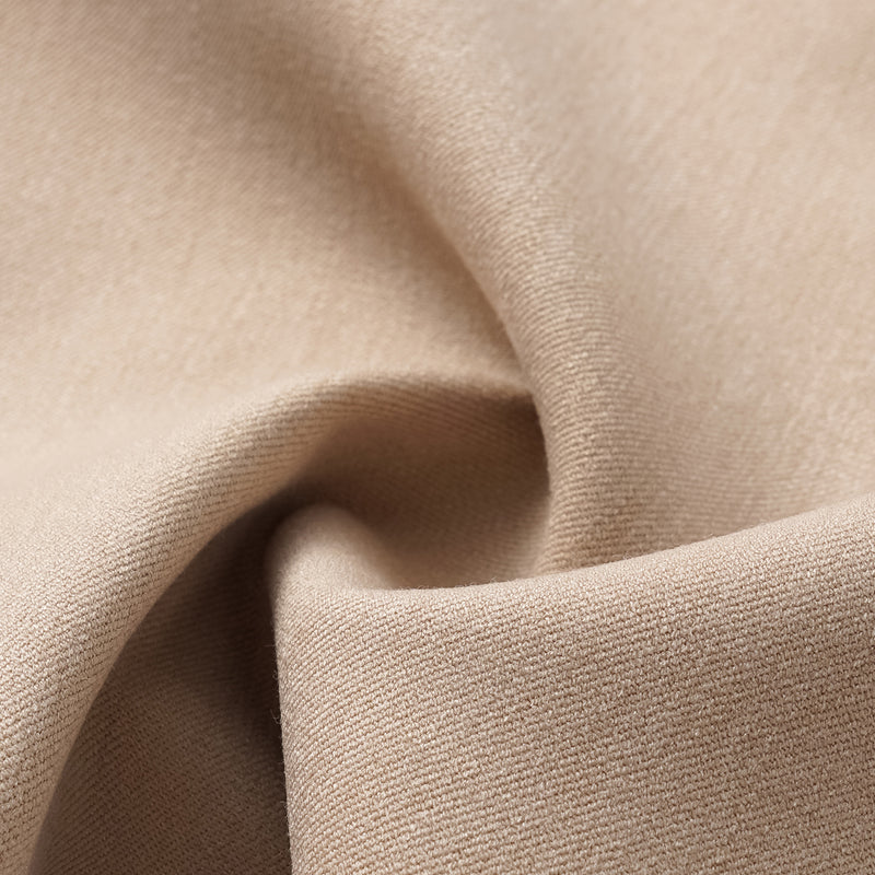 "Weekend at Monaco." Italian textured fabric flared pants - Taupe 