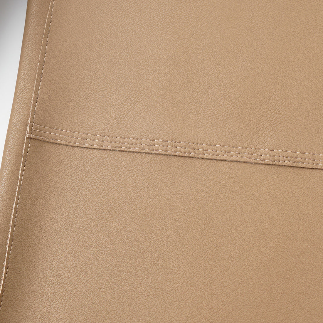 “Easy-go Chic” 純素皮精裁切皮工藝九分褲—Sugar Almond焦糖杏仁