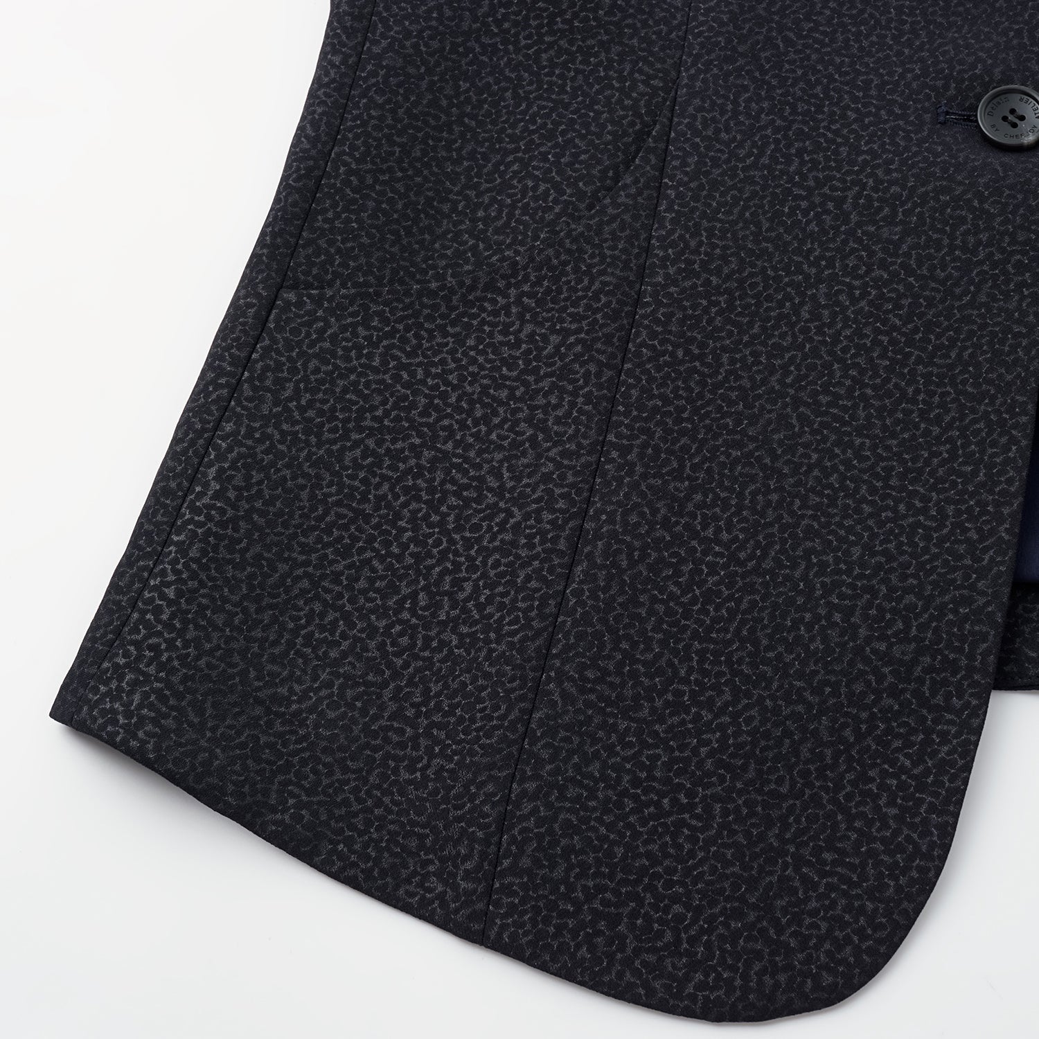 "Speak Sleek" 奢華特殊岩紋肌理西裝馬甲背心—Dark Mirage隱曜