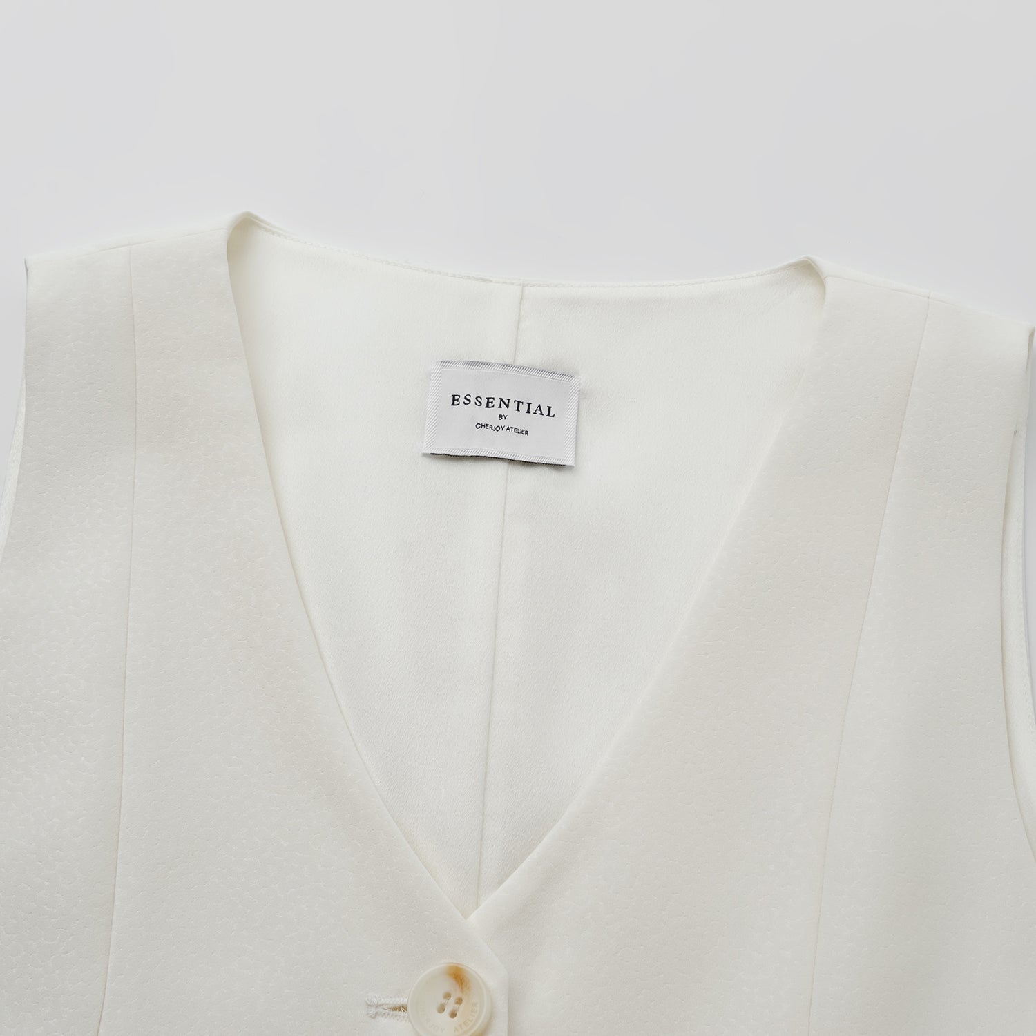 "Speak Sleek" 奢華特殊岩紋肌理西裝馬甲背心—First Light初曦