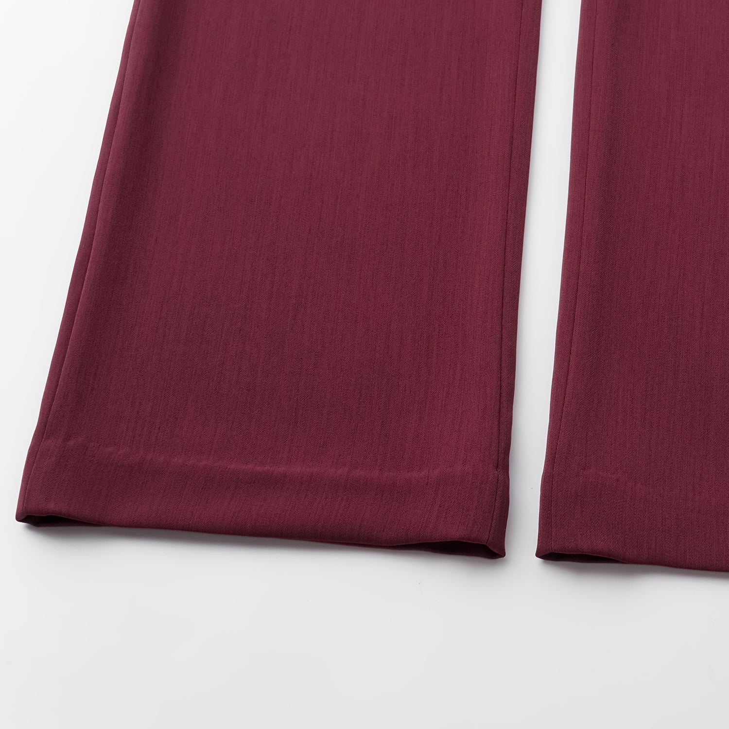 "Westminster weekdays." 義大利輕薄肌理彈性立體剪裁寬褲—Mulberry Rouge花燃未央