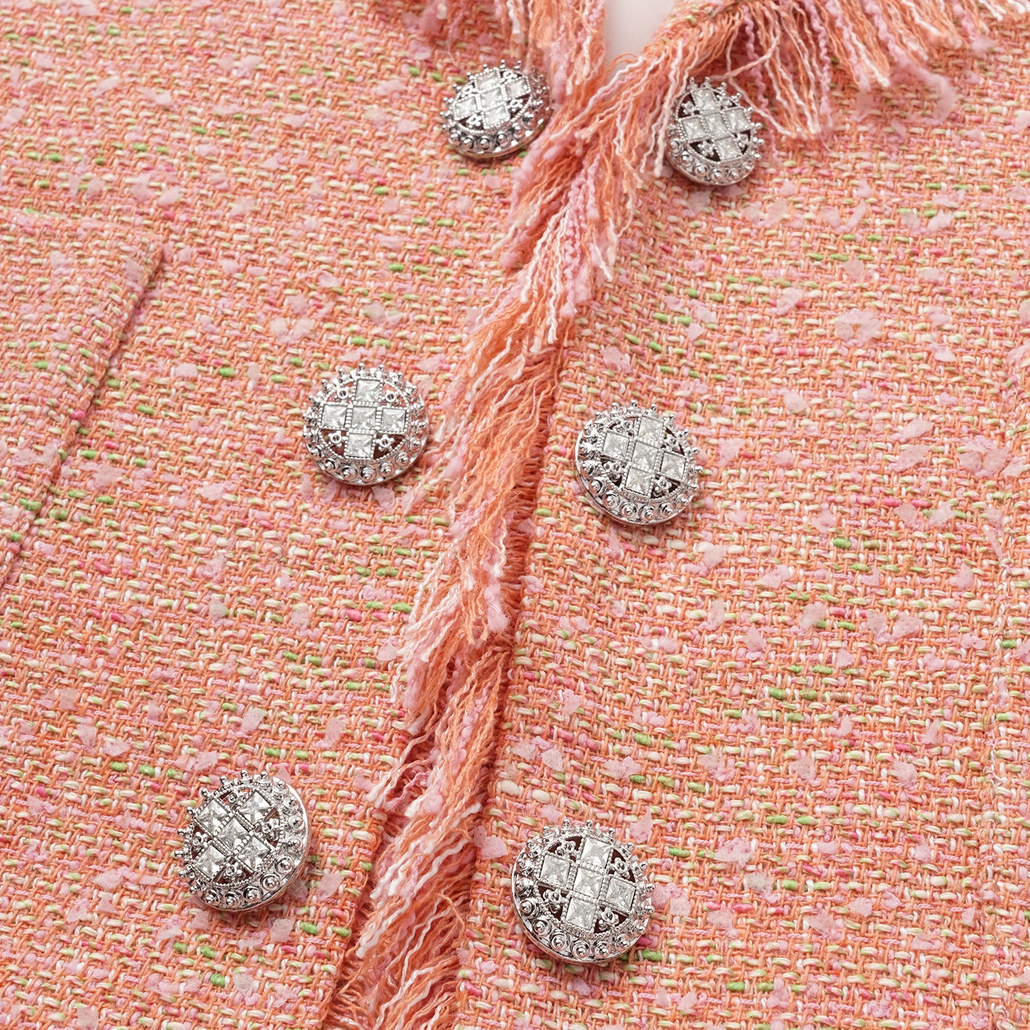 “Chelsea tea time." 花呢短袖外套—Summer Berry Delight