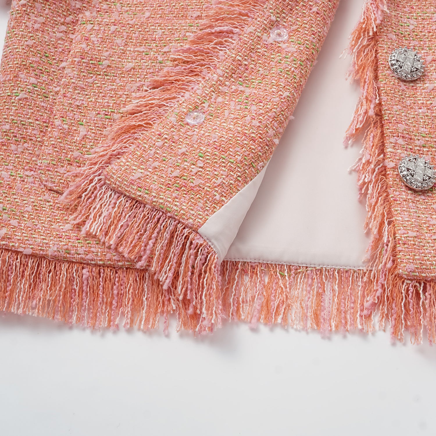 “Chelsea tea time." 花呢短袖外套—Summer Berry Delight