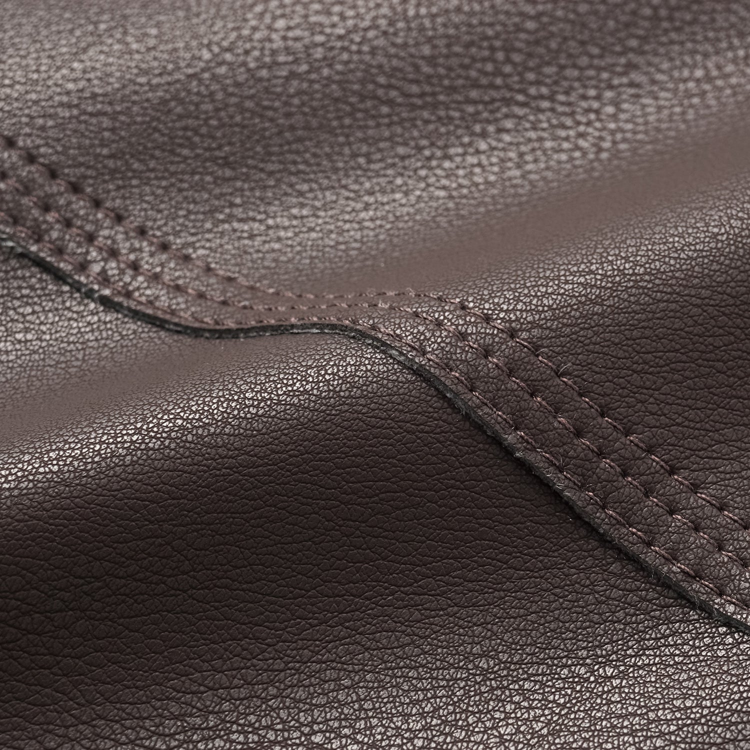 Easy-go Chic” 純素皮切皮工藝九分褲—麂皮棕