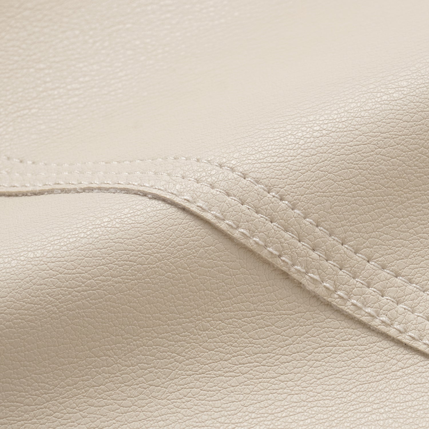 Easy-go Chic” 純素皮切皮工藝九分褲—奶白