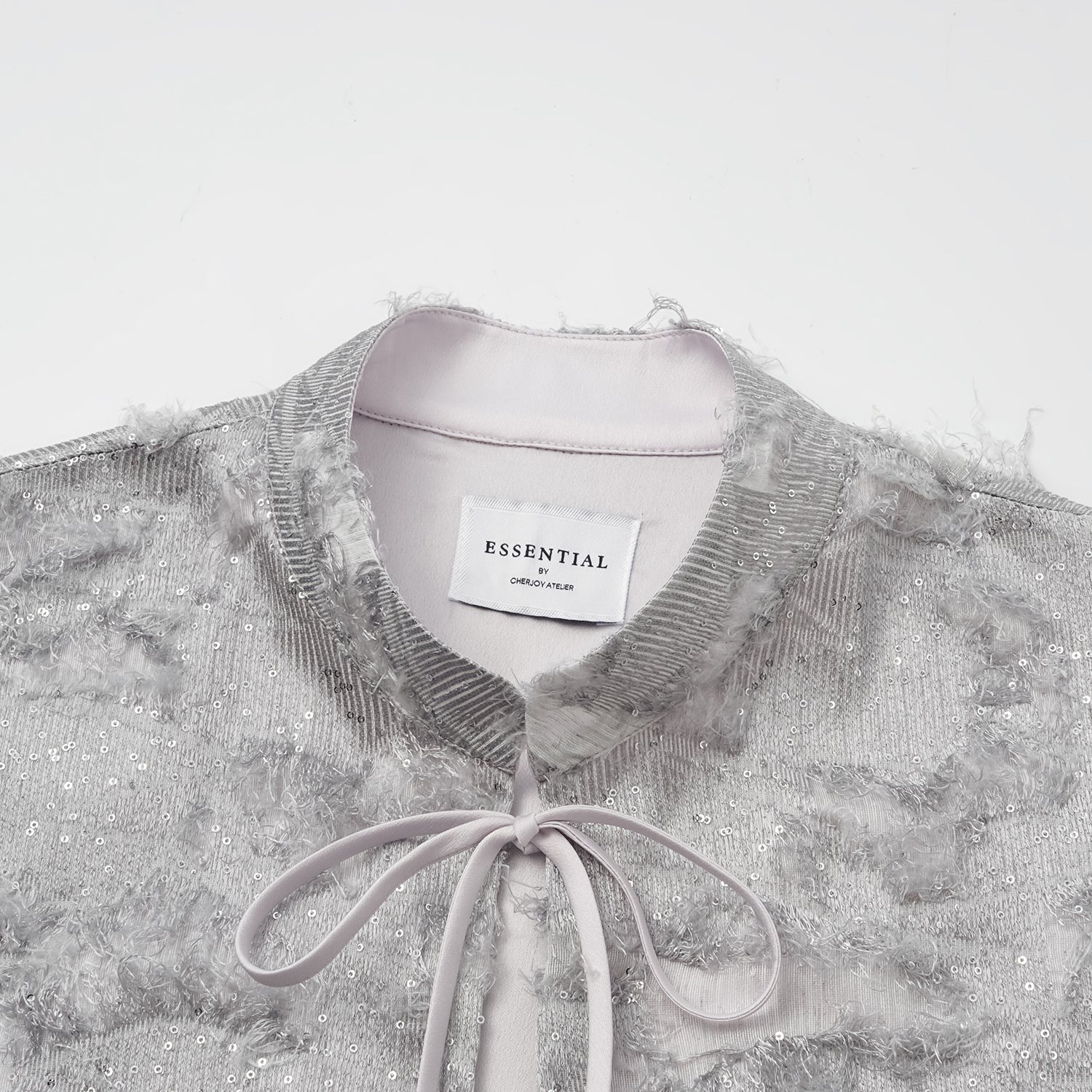 "Imperial Garden Teatime."義大利羽繡流蘇工藝輕國風背心—曦羽