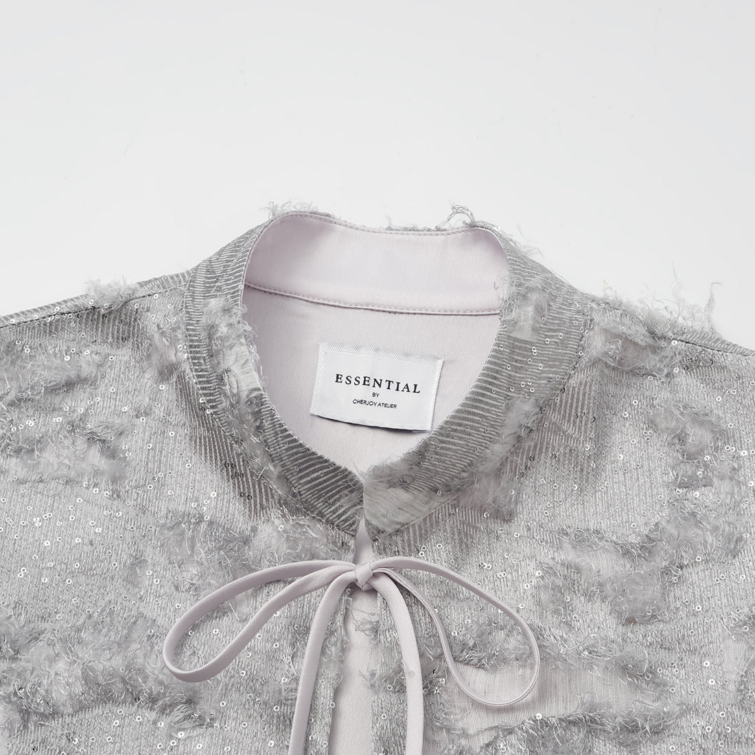 "Imperial Garden Teatime." Italian feather embroidery tassel craft light Chinese style vest - Xiyu 