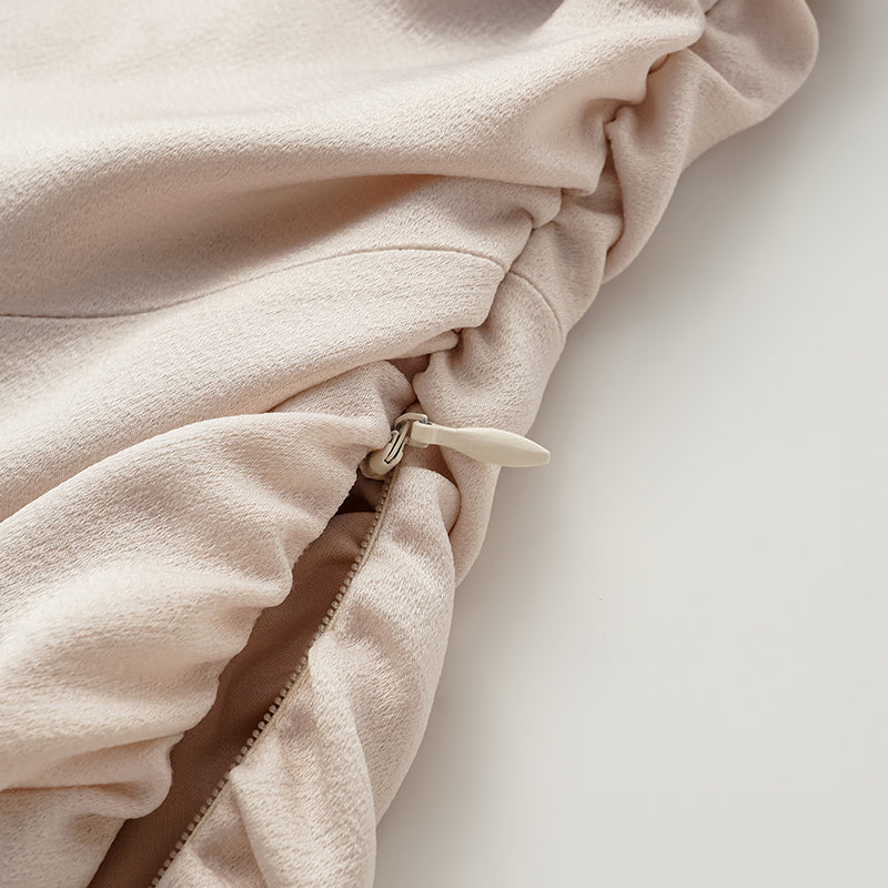 "Mayfair Datenight." Crystal scales acetate Hepburn collar top - nude 