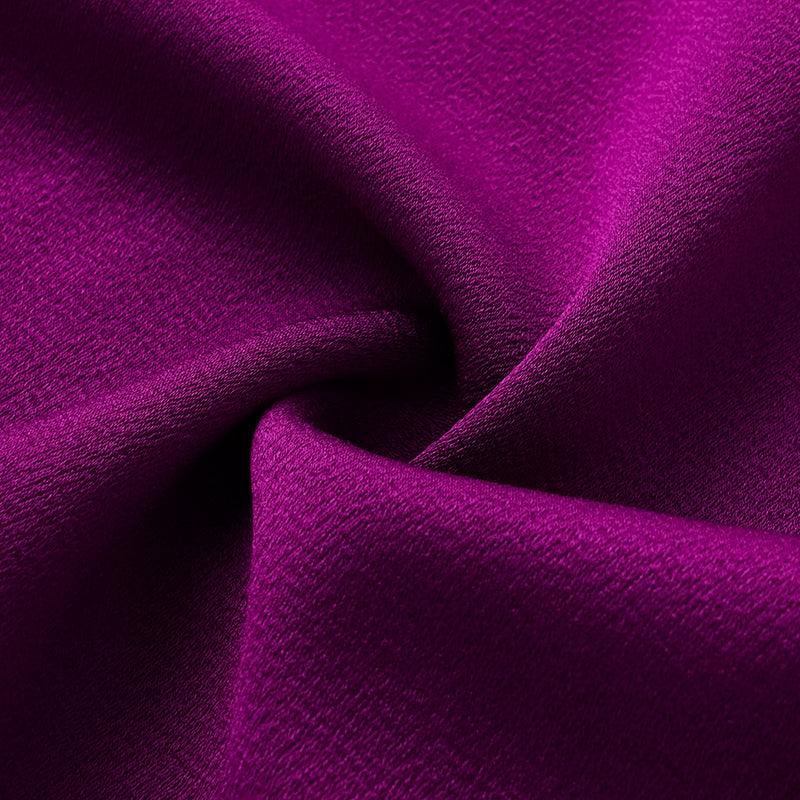 “Mayfair Datenight.” Crystal scale acetate Hepburn collar top - pink 