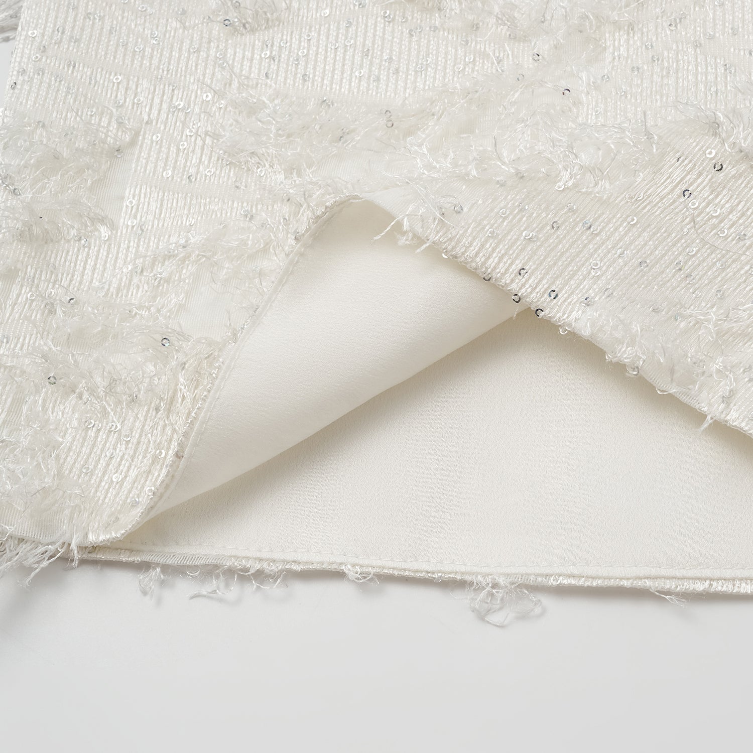 "Imperial Garden Teatime"義大利羽繡流蘇工藝輕國風闊腿長褲—雲羽