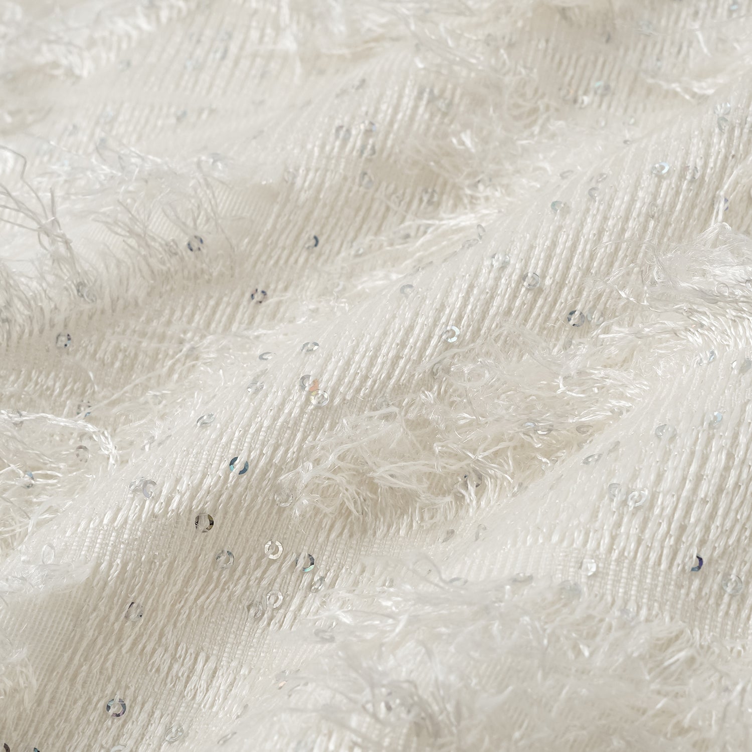 "Imperial Garden Teatime"義大利羽繡流蘇工藝輕國風闊腿長褲—雲羽