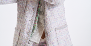 “Chelsea Citywalk”法國彩織花呢經典 No.4 外套—Snowberry 雪莓