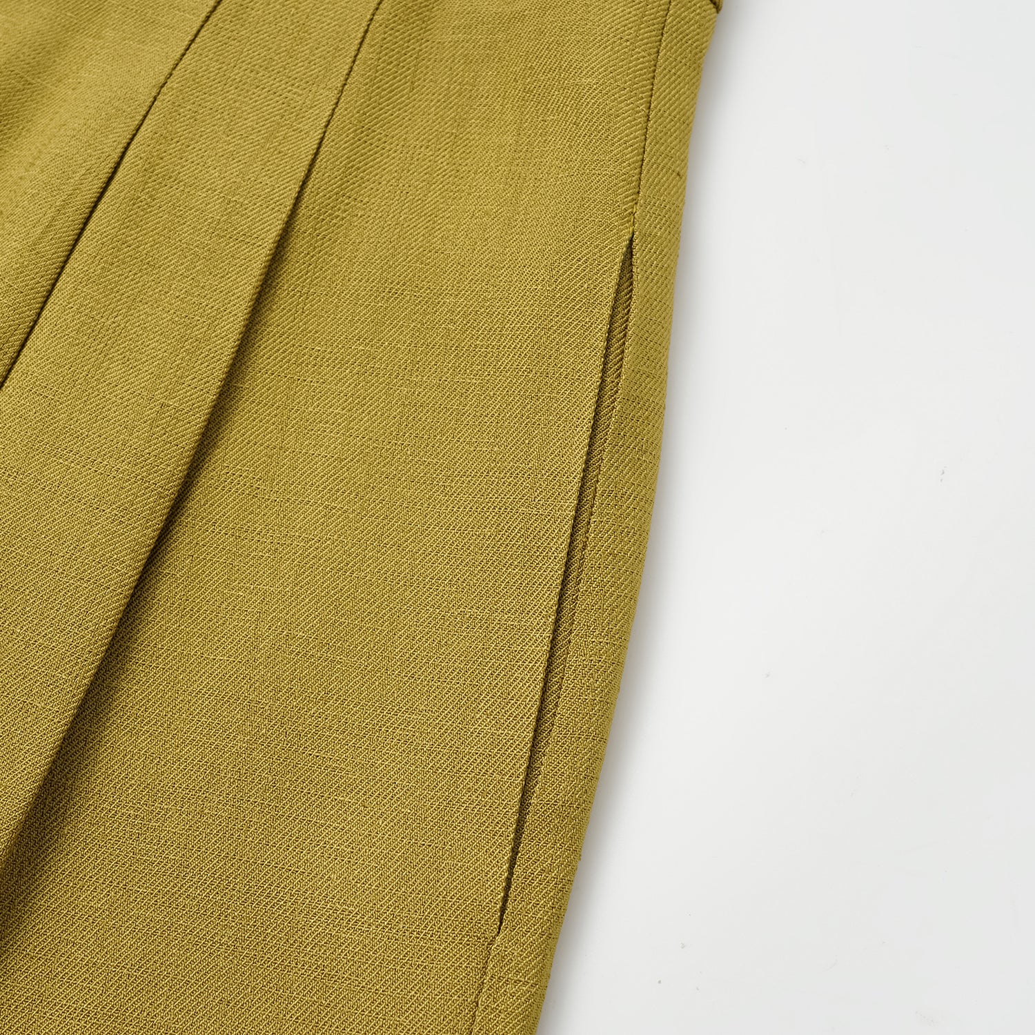 “知性時刻” 特殊絲竹肌理工藝醋酸短褲—暮薑