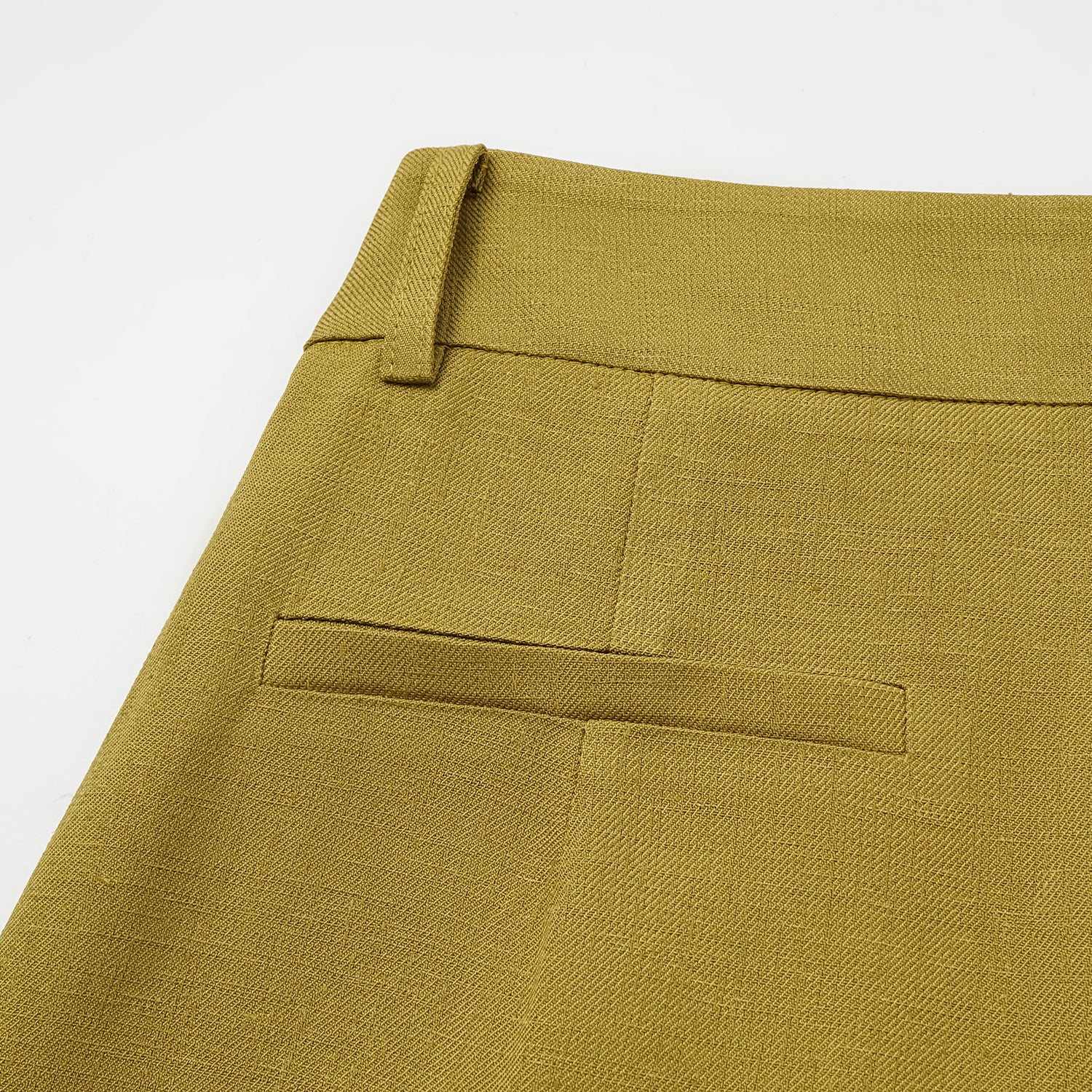 “知性時刻” 特殊絲竹肌理工藝醋酸短褲—暮薑