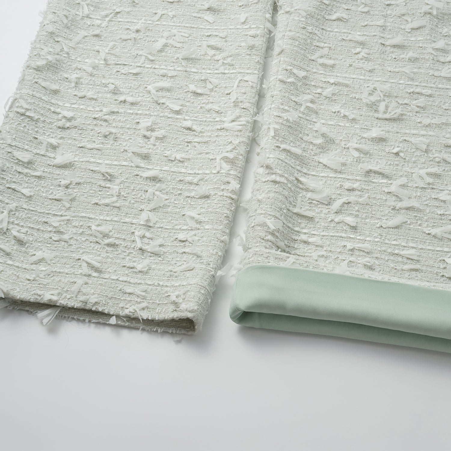 “春意” 輕薄花呢輕國風寬褲—香苧暮春