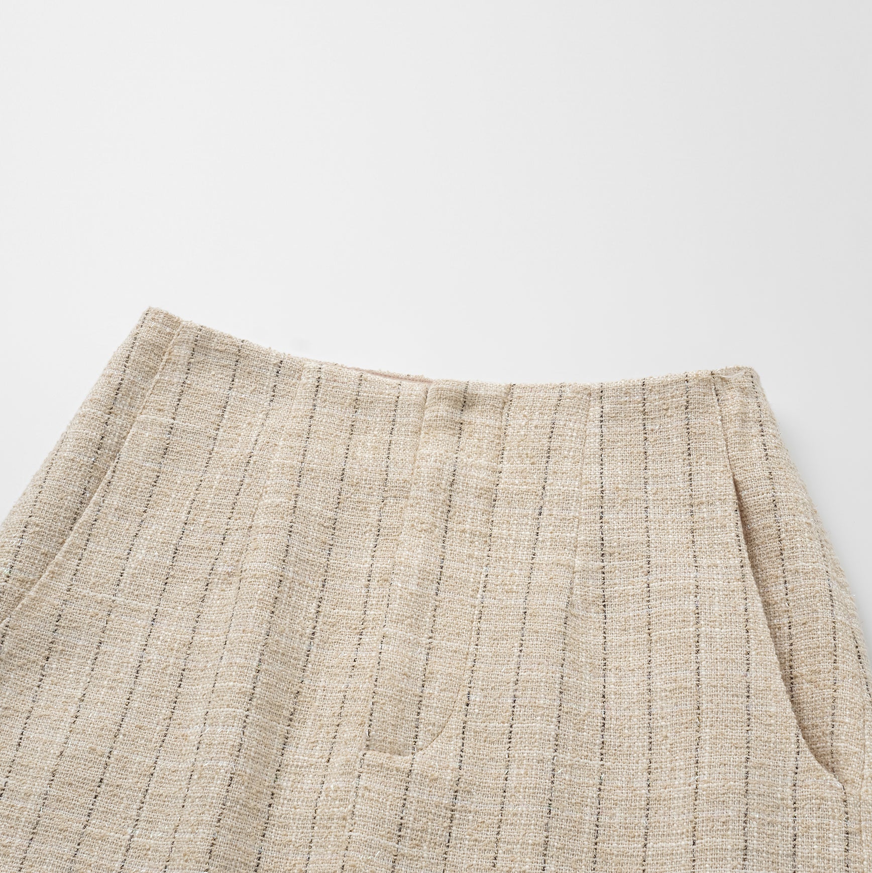 "Westminster Weekdays" 輕薄花呢鉛筆裙—Vanilla Soufflé