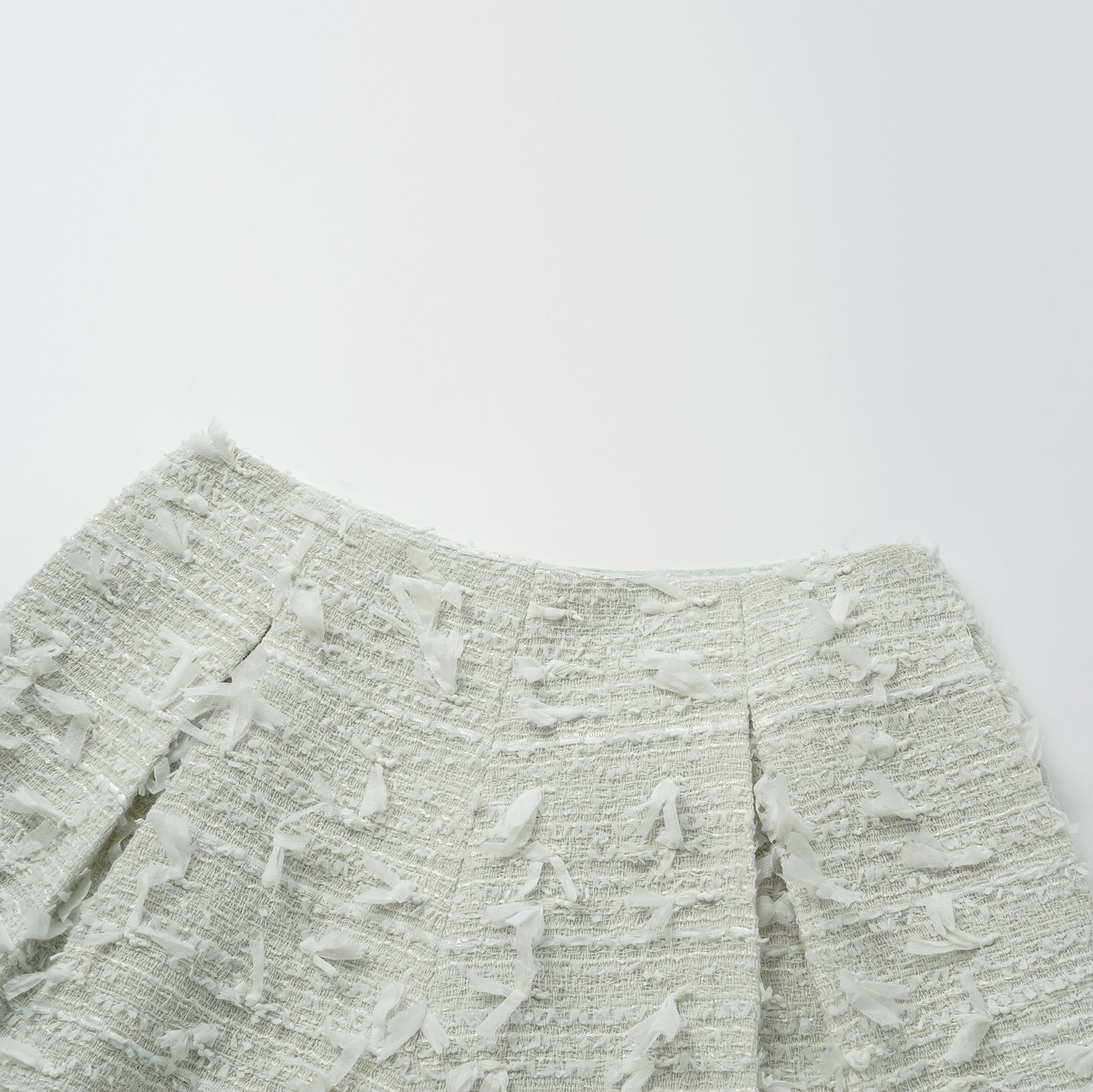 “春意” 輕薄花呢輕國風短褲—香苧暮春