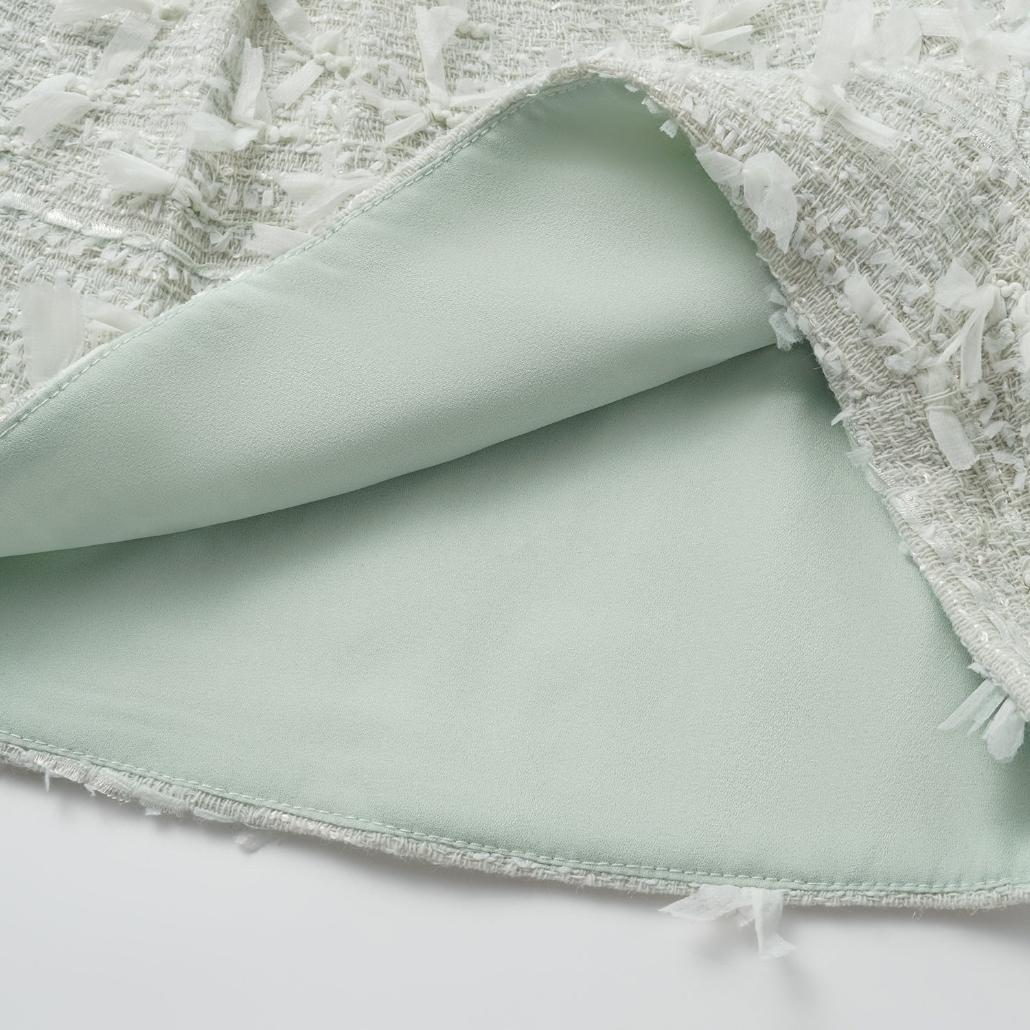 “春意” 輕薄花呢輕國風短褲—香苧暮春