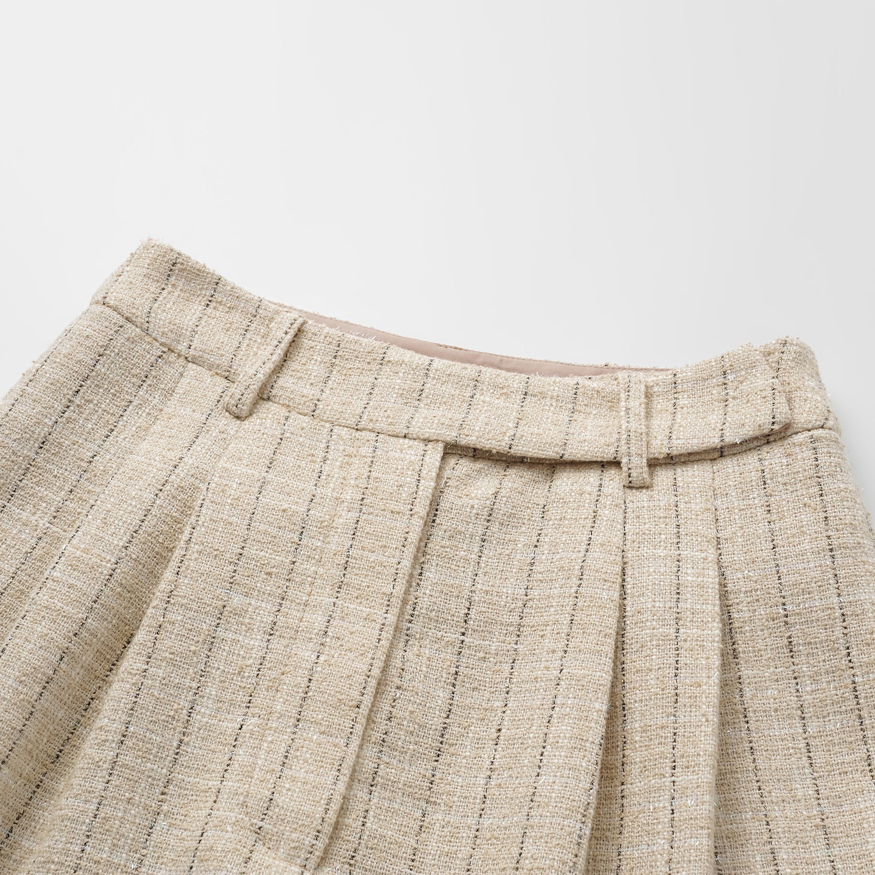 "Westminster Weekdays" 輕薄花呢短褲—Vanilla Soufflé