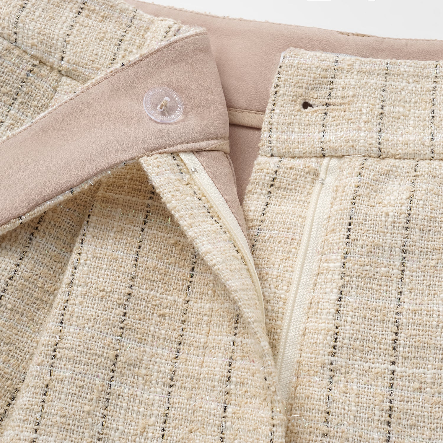 "Westminster Weekdays" 輕薄花呢短褲—Vanilla Soufflé