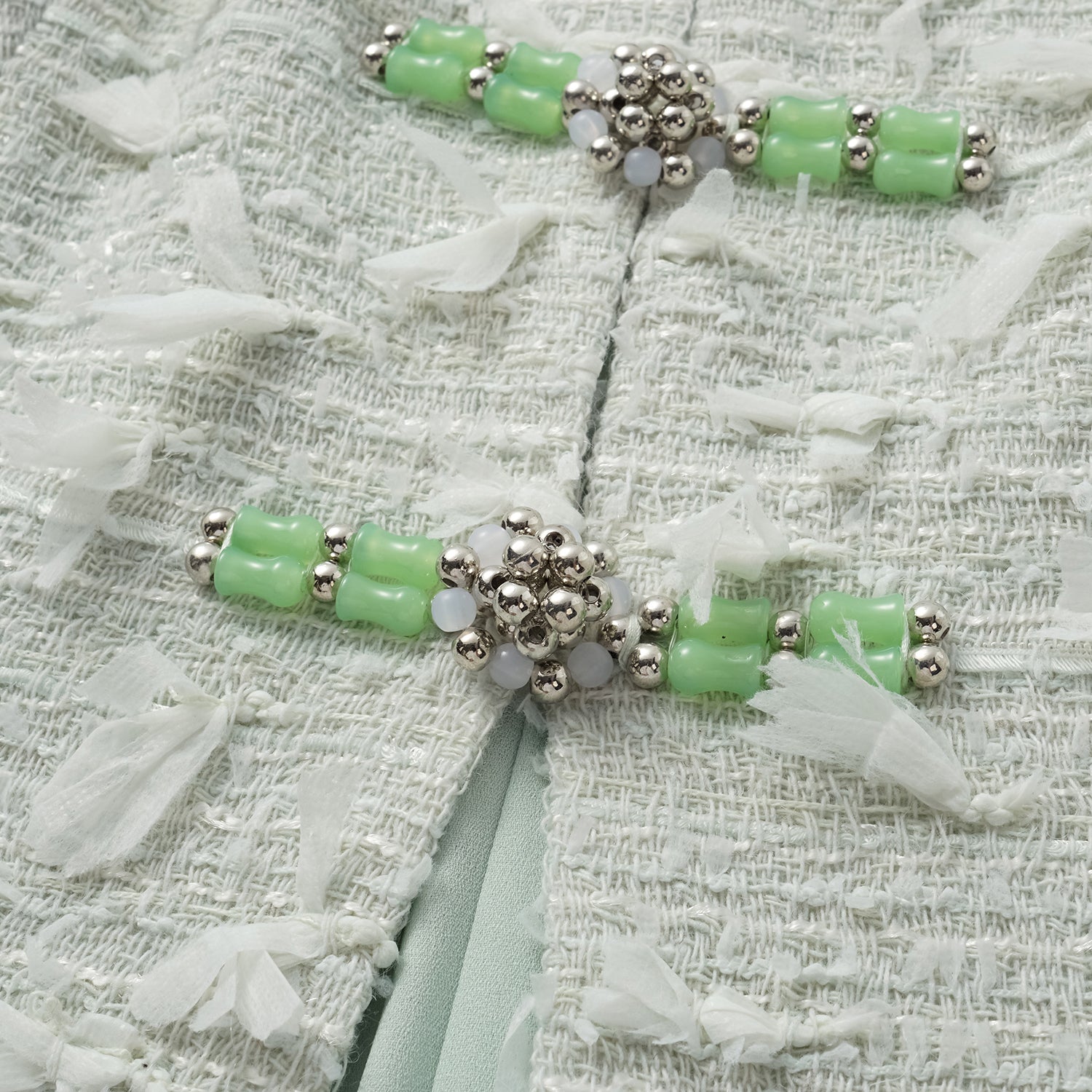 “春意” 輕薄花呢立體剪裁輕國風馬甲上衣—香苧暮春