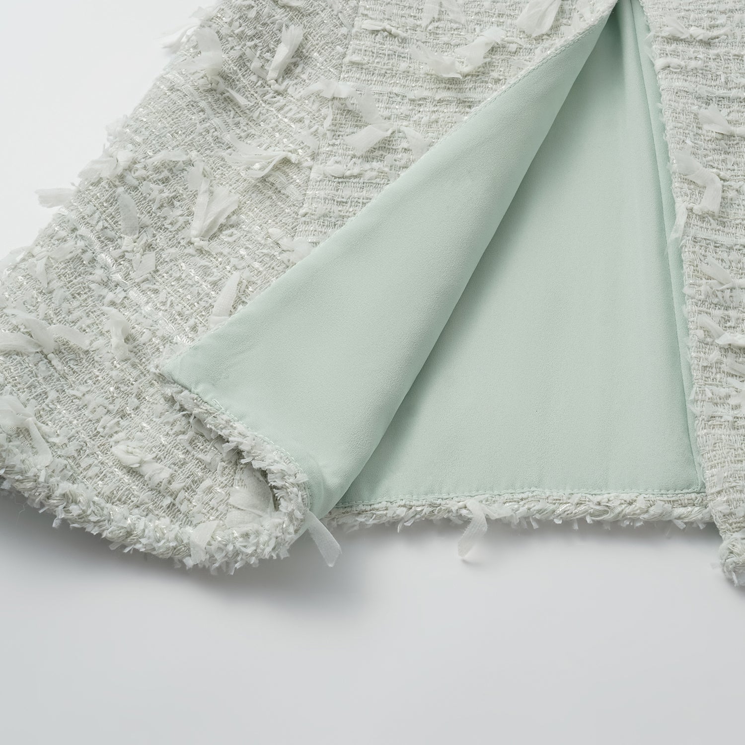 “春意” 輕薄花呢立體剪裁輕國風馬甲上衣—香苧暮春