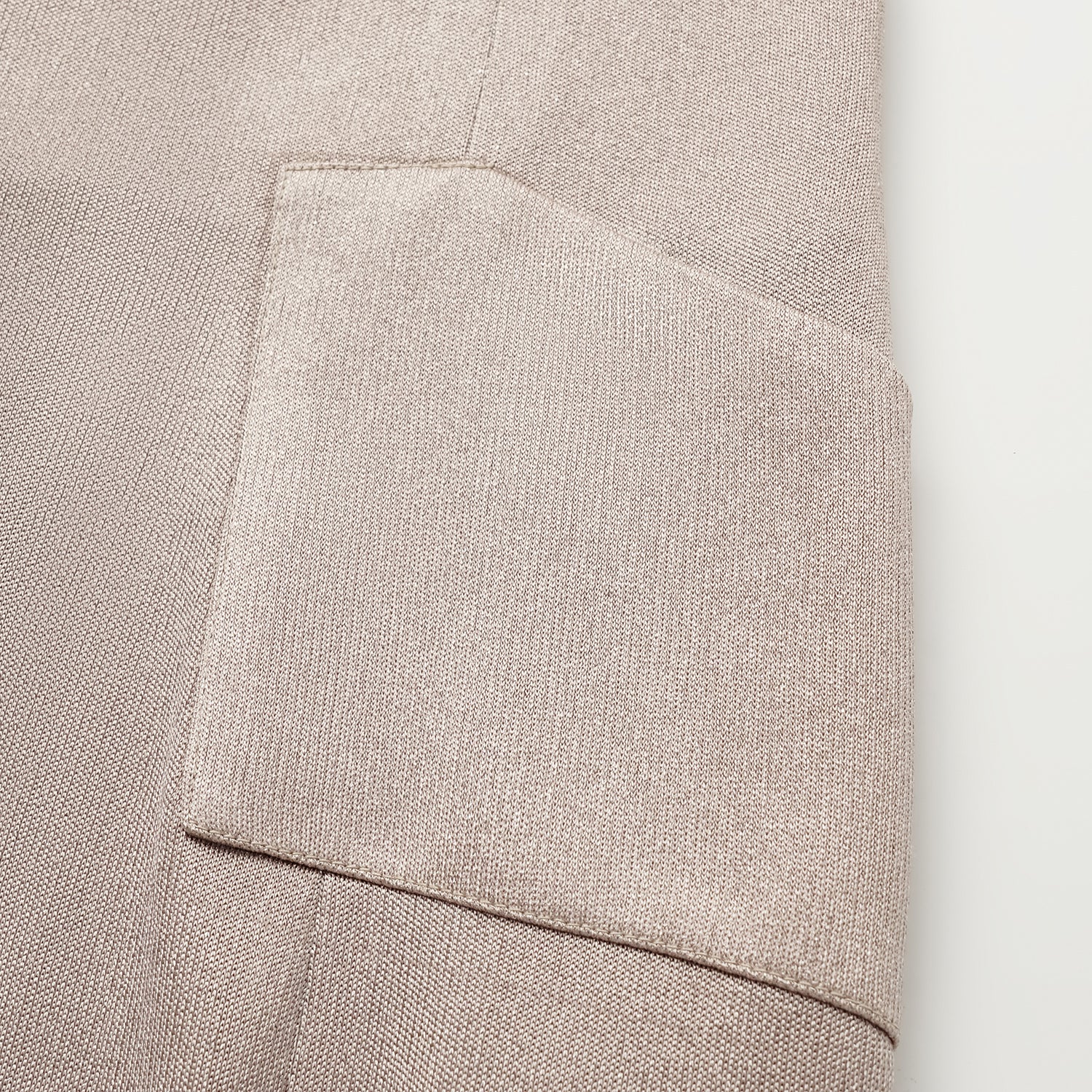 “Easy Go Chic” 醋酸針織面料鉛筆裙 — 咖啡