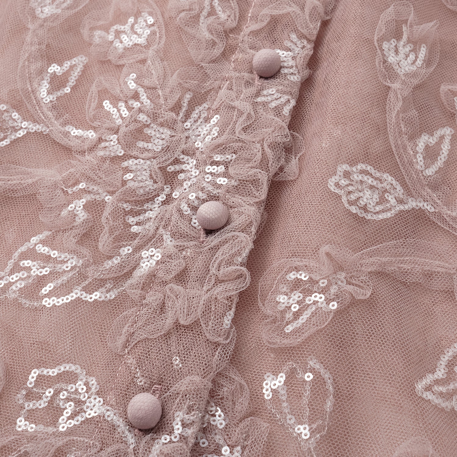 “Gallery Hours ” 立體刺綉工藝蕾絲襯衫