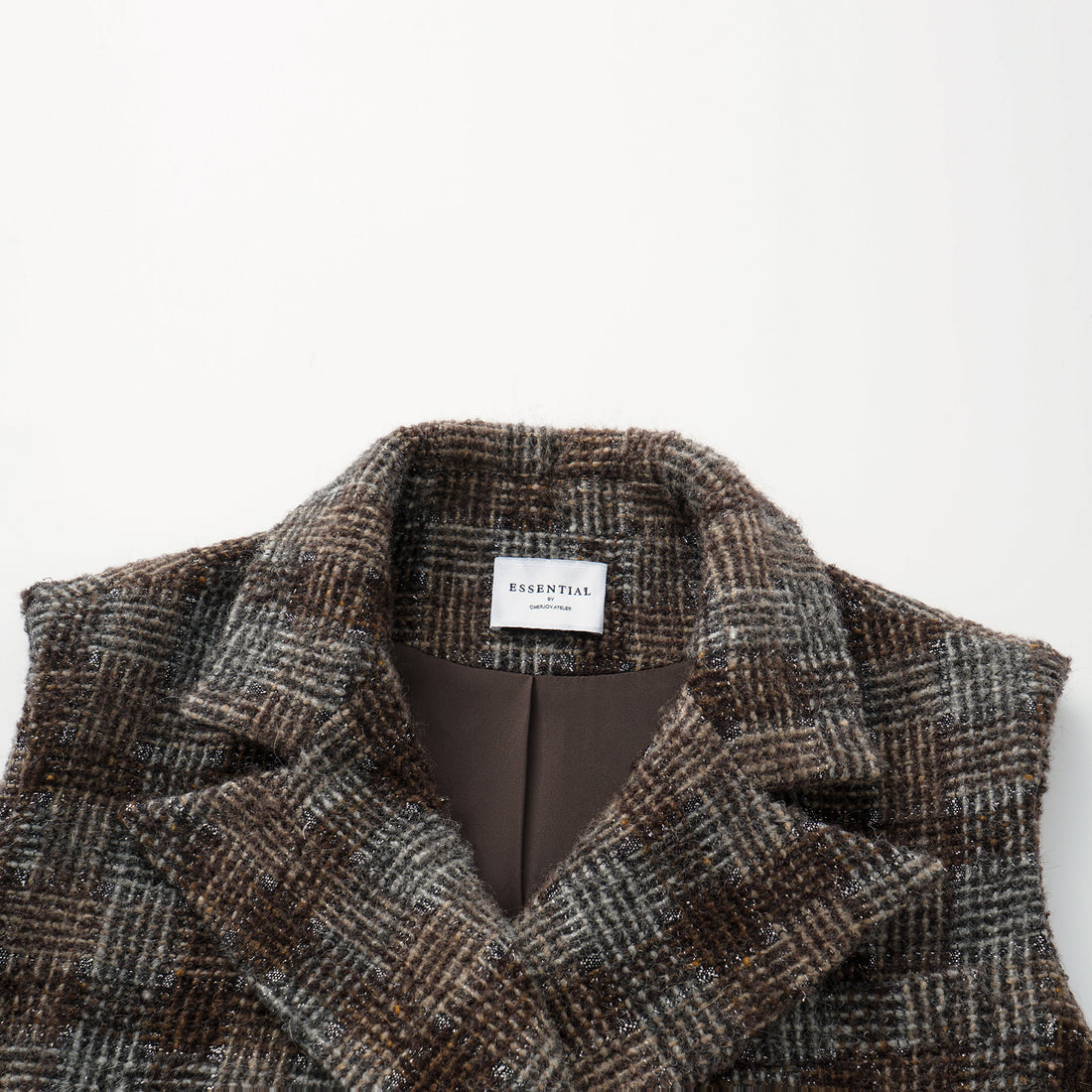 “Weekend At Monaco."絨織格紋細霜織點花呢背心—Midnight Montmartre午夜蒙馬特