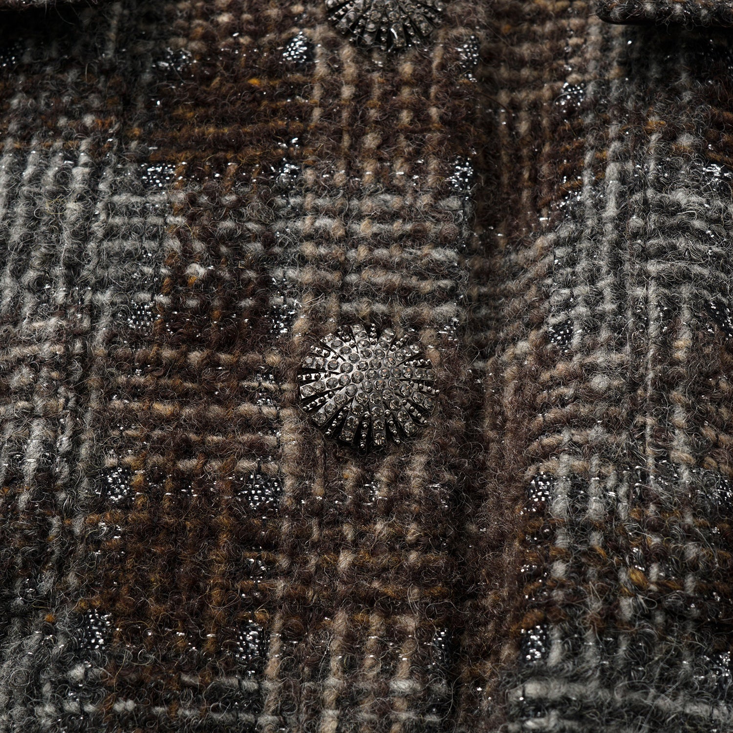 “Weekend At Monaco."絨織格紋細霜織點花呢連身褲—Midnight Montmartre午夜蒙馬特