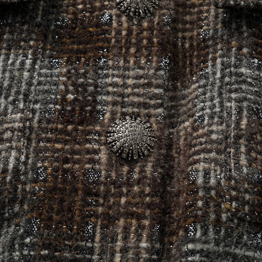 “Weekend At Monaco."絨織格紋細霜織點花呢連身褲—Midnight Montmartre午夜蒙馬特