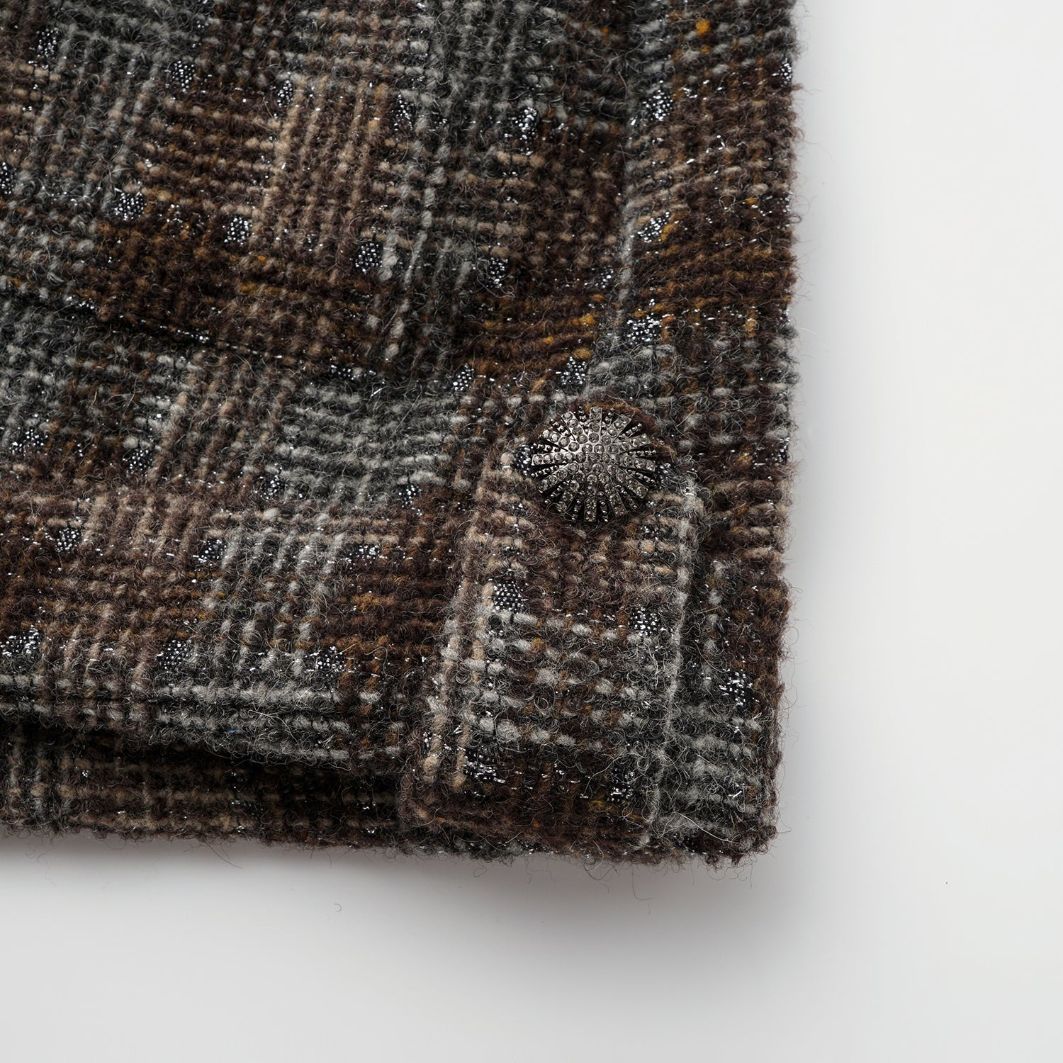 “Weekend At Monaco."絨織格紋細霜織點花呢連身褲—Midnight Montmartre午夜蒙馬特