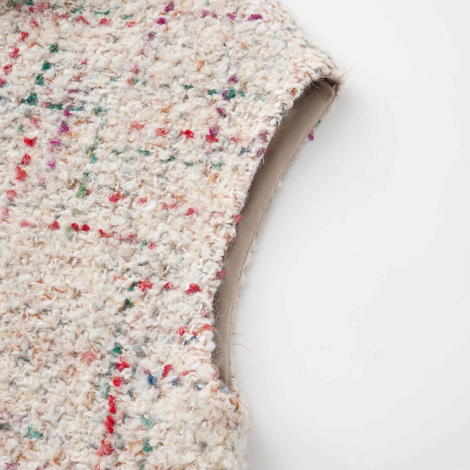 “Weekend at Monaco” 法國羊毛立體絨圈花呢Oversized背心—Marseille Breeze馬賽微風