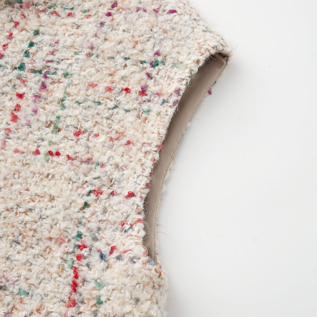 “Weekend at Monaco” 法國羊毛立體絨圈花呢Oversized背心—Marseille Breeze馬賽微風