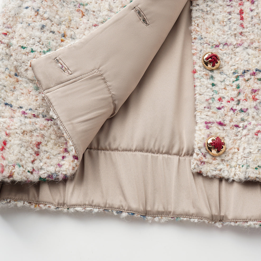 “Weekend at Monaco” 法國羊毛立體絨圈花呢Oversized背心—Marseille Breeze馬賽微風