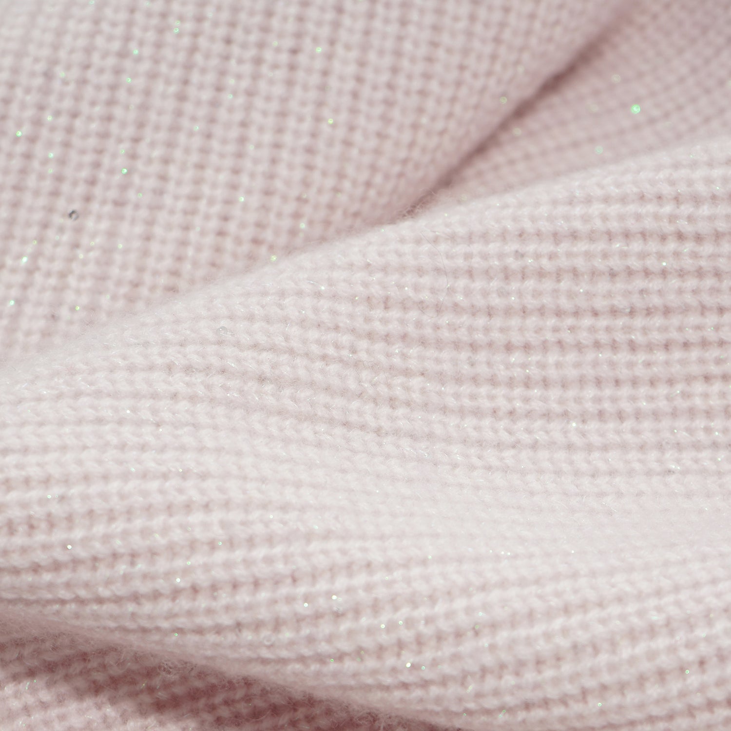 “Winter Diary” 100%Cashmere浮雕緞繡星點針織外套—Blush Peony玫瑰晨露